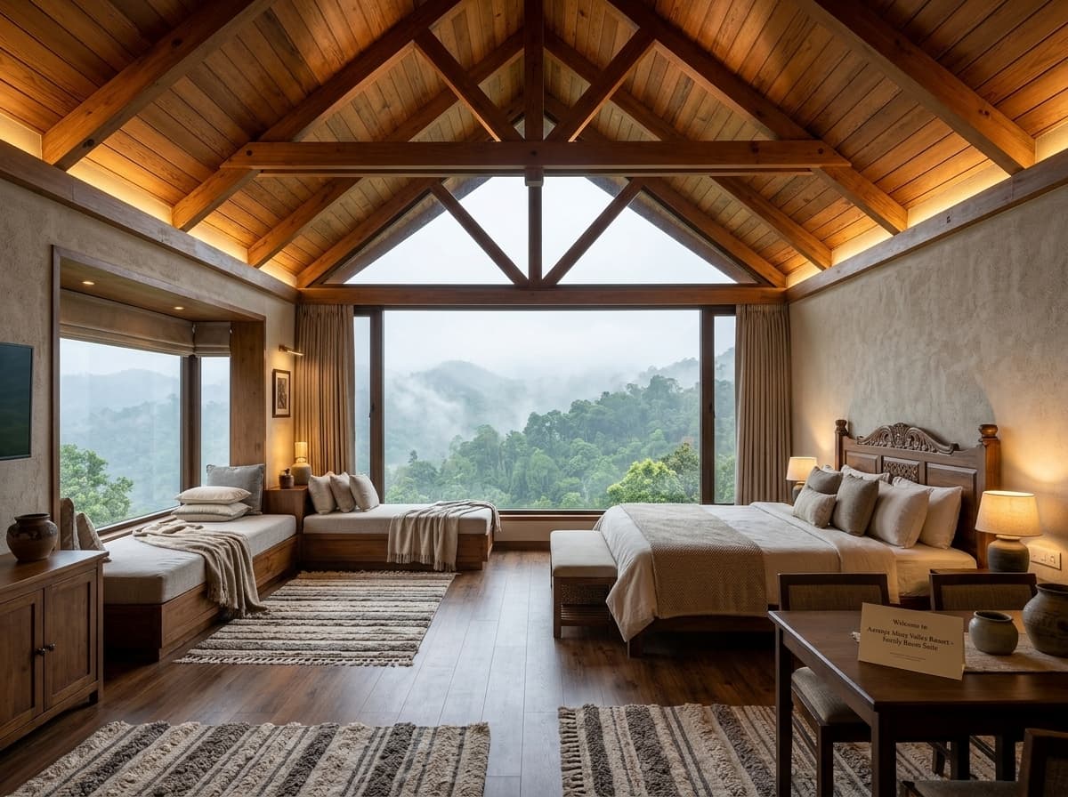 Family Room at Aaranya Misty Valley Resort